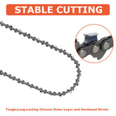 Hipa 20 Inch MS290 Chain .325 Pitch .063 Gauge 81 DL For Stihl MS271 MS261 MS270 MS280 MS 260 290 024 026 028 Chainsaw #26RM3 81 22BPX081G